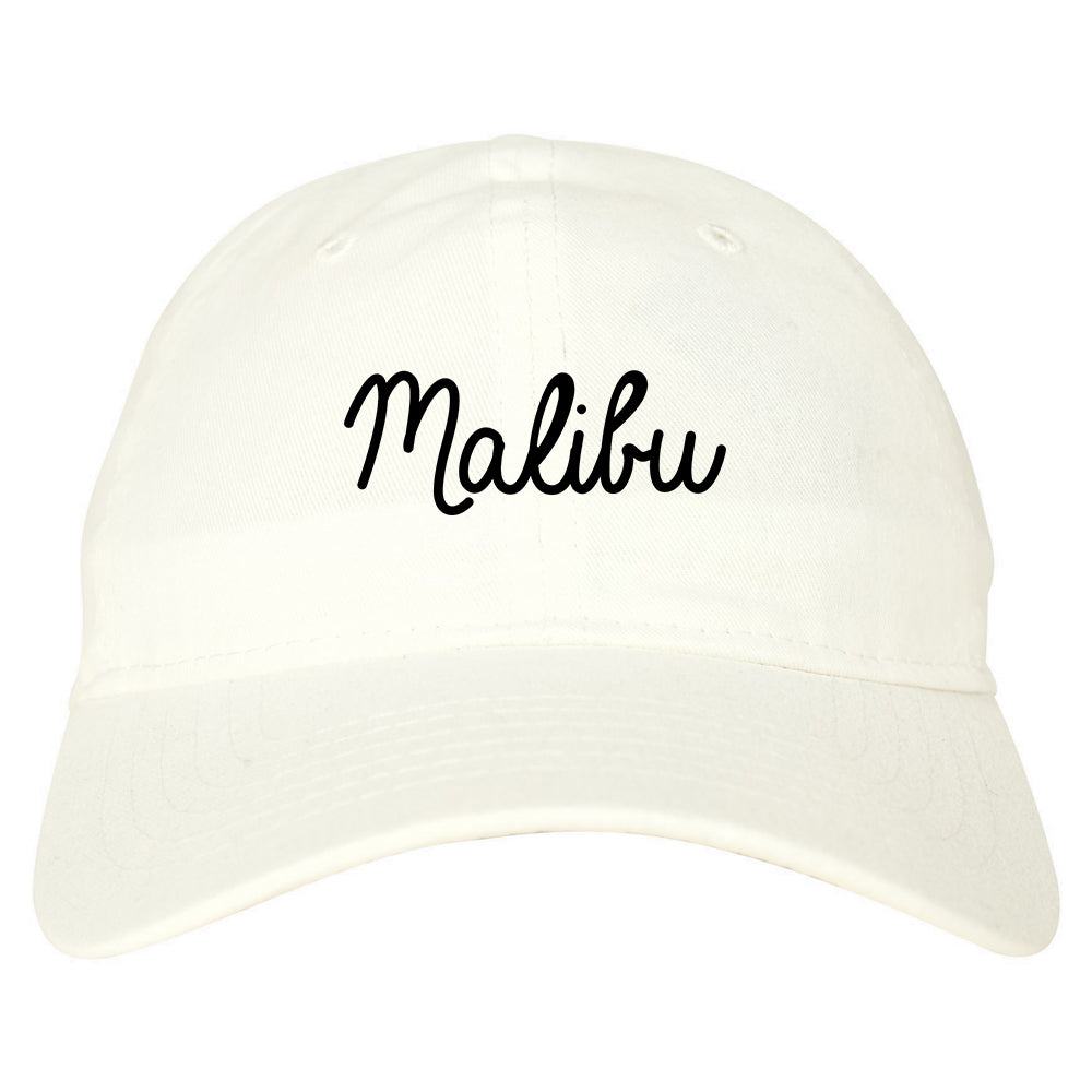 Malibu California Chest white dad hat
