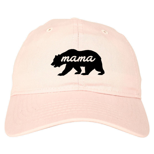Mama Bear Animal pink dad hat