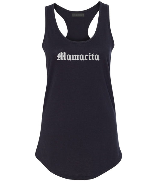 Mamacita Mama Mom Life Black Womens Racerback Tank Top