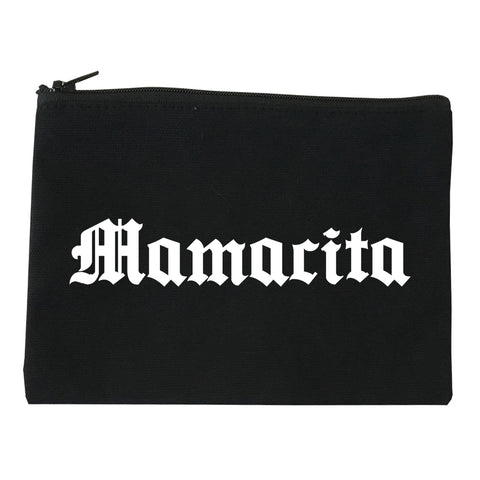 Mamacita Mama Mom Life black Makeup Bag