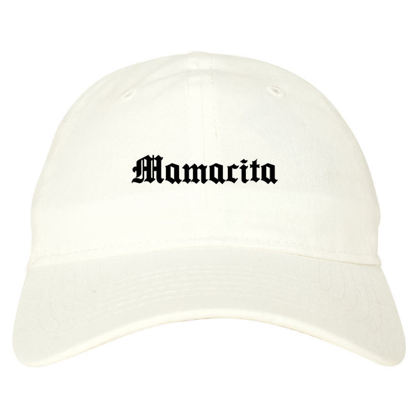 Mamacita Mama Mom Life white dad hat