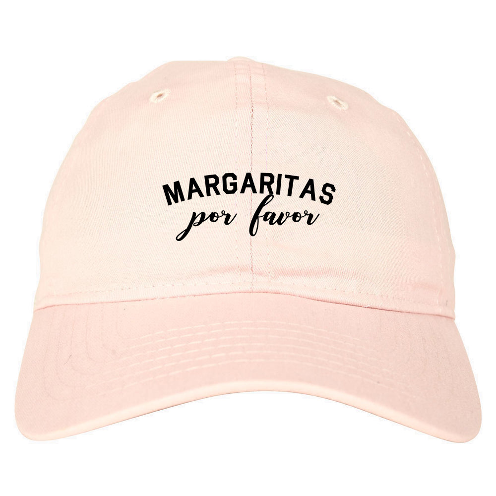 Margaritas Por Favor Spanish Vacation Pink Dad Hat