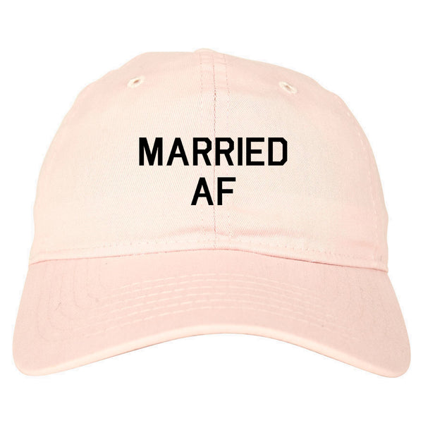 Married AF Wedding pink dad hat