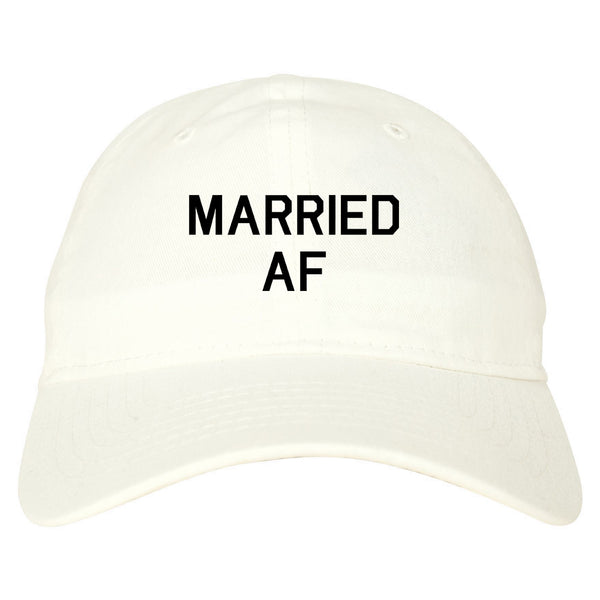 Married AF Wedding white dad hat