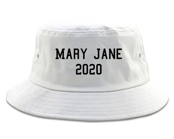 Mary Jane 2020 Bucket Hat White