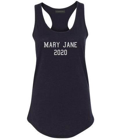 Mary Jane 2020 Womens Racerback Tank Top Black