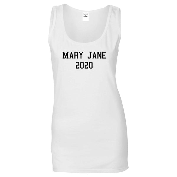 Mary Jane 2020 Womens Tank Top Shirt White