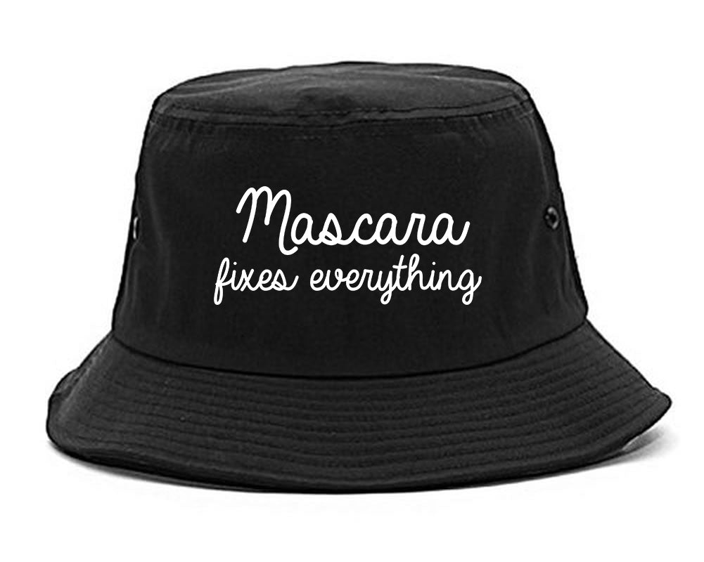 Mascara Fixes Everything Black Bucket Hat