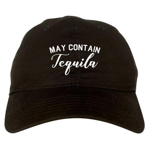 May Contain Tequila Mexico Vacation Black Dad Hat