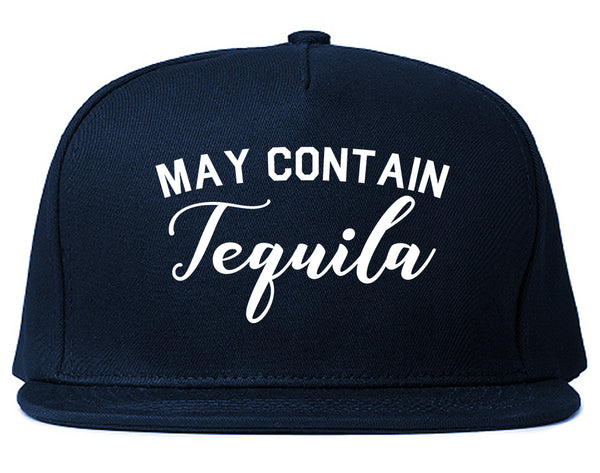 May Contain Tequila Mexico Vacation Blue Snapback Hat