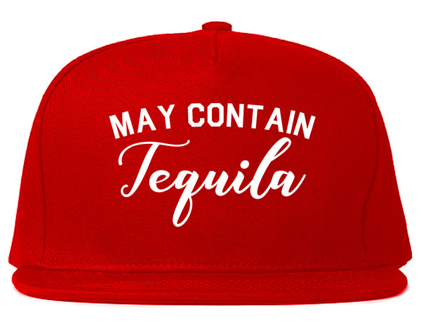 May Contain Tequila Mexico Vacation Red Snapback Hat