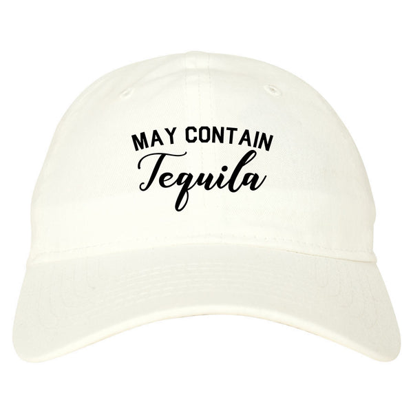 May Contain Tequila Mexico Vacation White Dad Hat