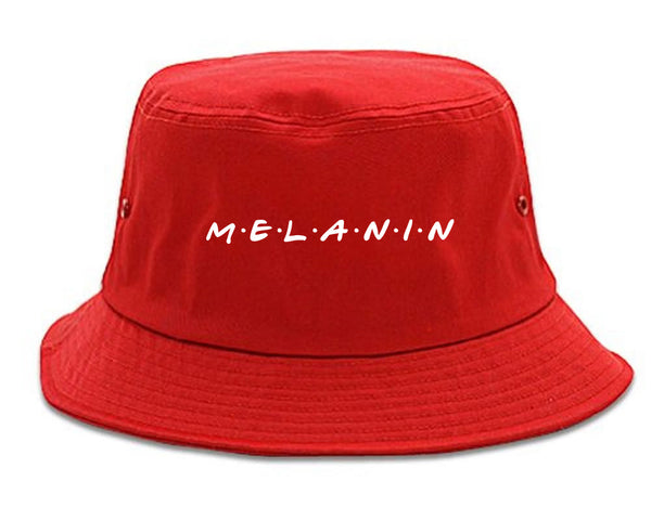 Melanin Friends Magic Bucket Hat Red