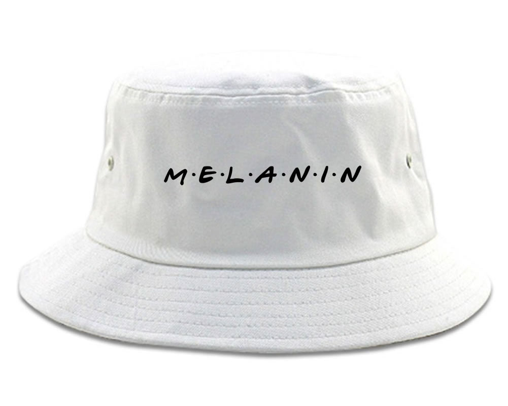 Melanin Friends Magic Bucket Hat White