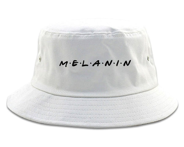 Melanin Friends Magic Bucket Hat White