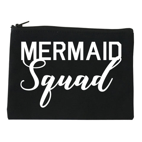 Mermaid Squad Bachelorette Party Black Makeup Bag