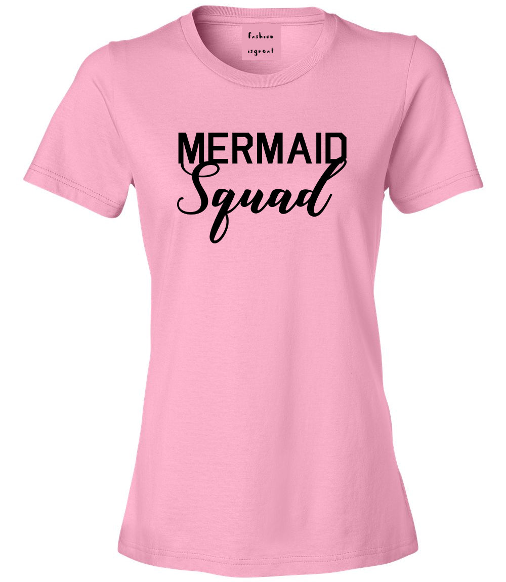 Mermaid Squad Bachelorette Party Pink T-Shirt