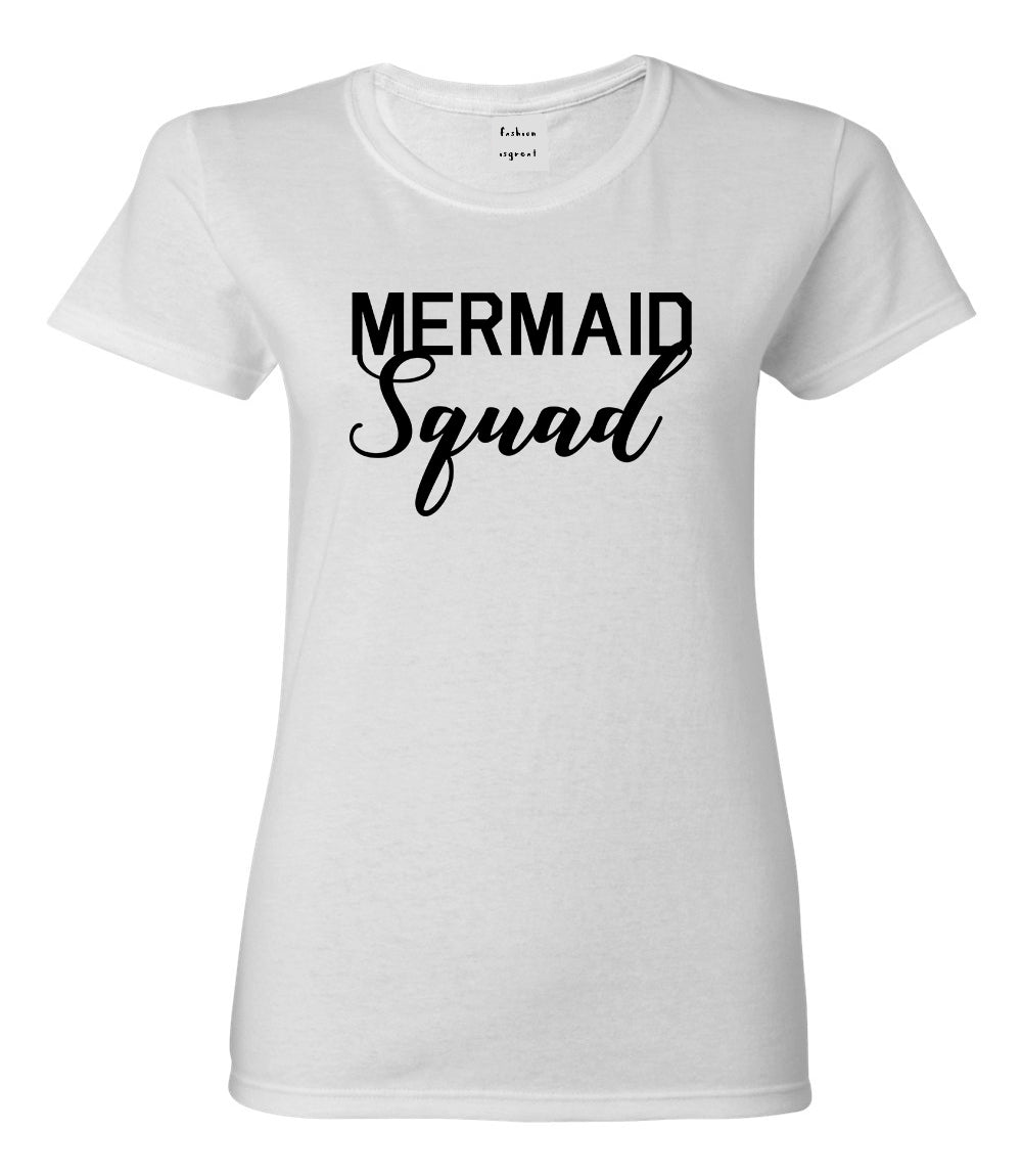 Mermaid Squad Bachelorette Party White T-Shirt