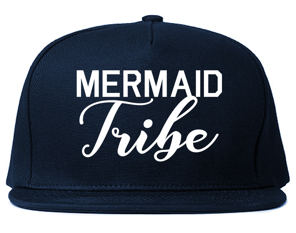 Mermaid Tribe Bachelorette Party Blue Snapback Hat