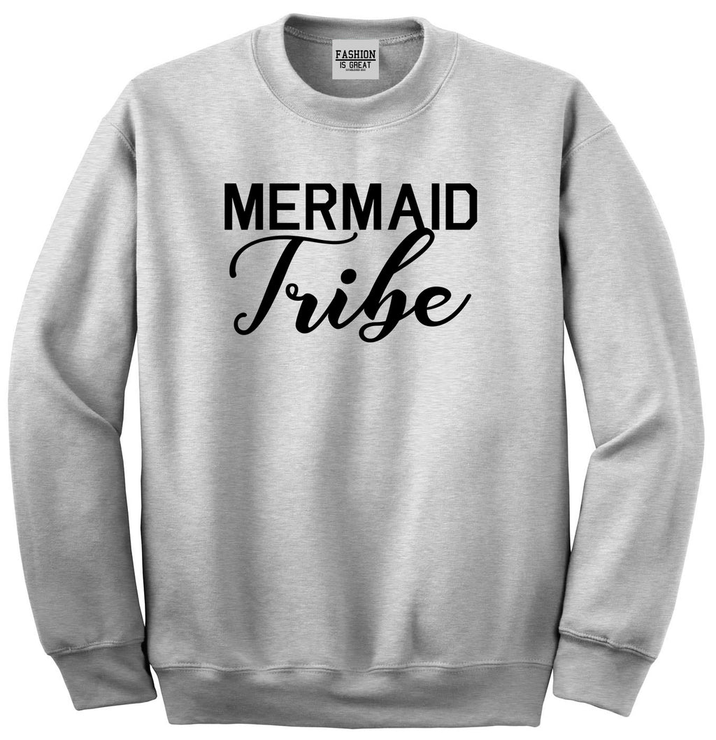 Mermaid Tribe Bachelorette Party Grey Crewneck Sweatshirt