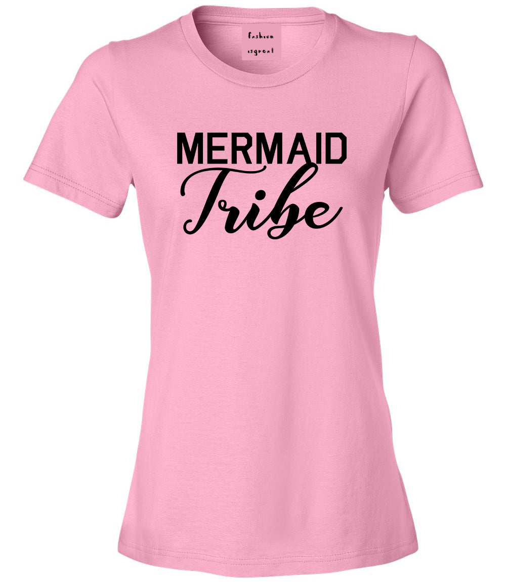 Mermaid Tribe Bachelorette Party Pink T-Shirt