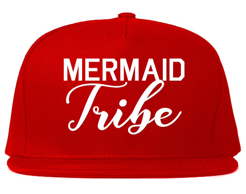 Mermaid Tribe Bachelorette Party Red Snapback Hat