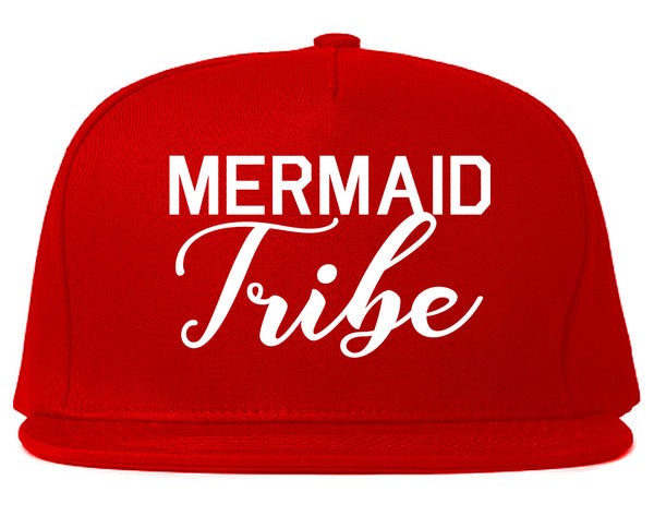 Mermaid Tribe Bachelorette Party Red Snapback Hat