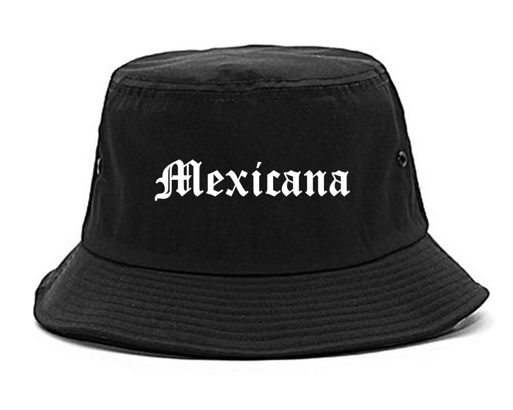 Mexicana Mexican Bucket Hat Black