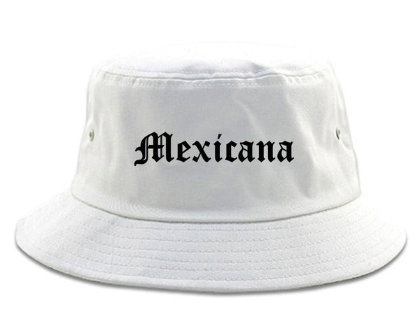 Mexicana Mexican Bucket Hat White