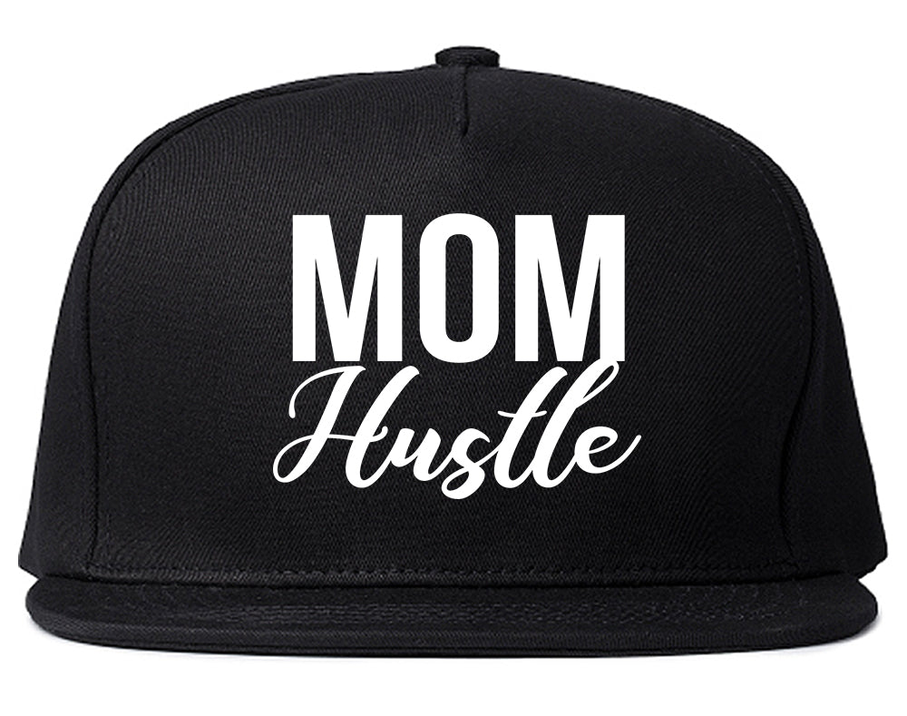 Mom Hustle Mother Life Black Snapback Hat