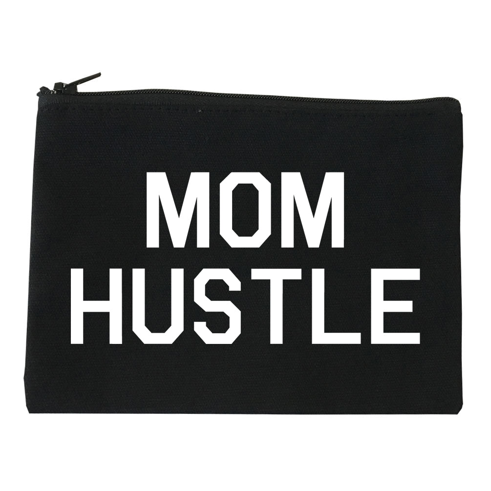 Mom Hustle black Makeup Bag