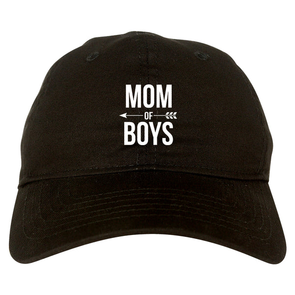 Mom Of Boys Arrow black dad hat