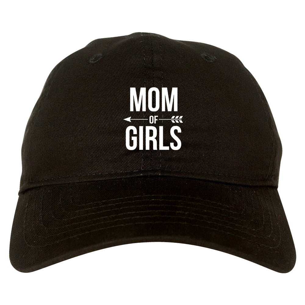 Mom Of Girls Arrow black dad hat