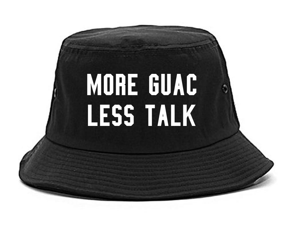 More Guac Less Talk Black Bucket Hat