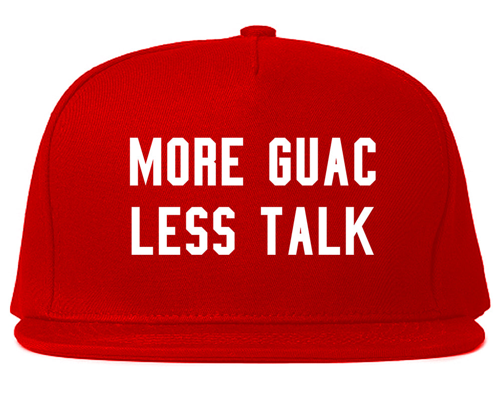 More Guac Less Talk Red Snapback Hat