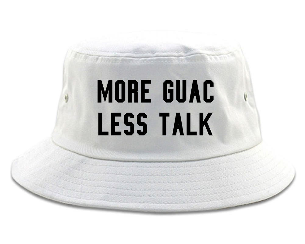 More Guac Less Talk White Bucket Hat