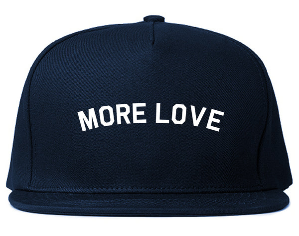 More Love Hippie Blue Snapback Hat