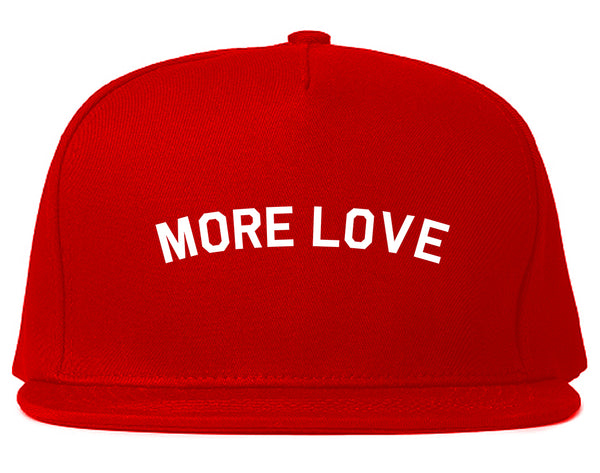 More Love Hippie Red Snapback Hat