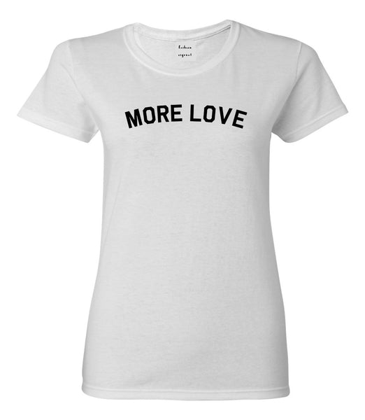 More Love Hippie White T-Shirt