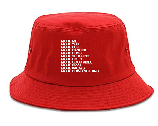 More Me More You Bucket Hat Red
