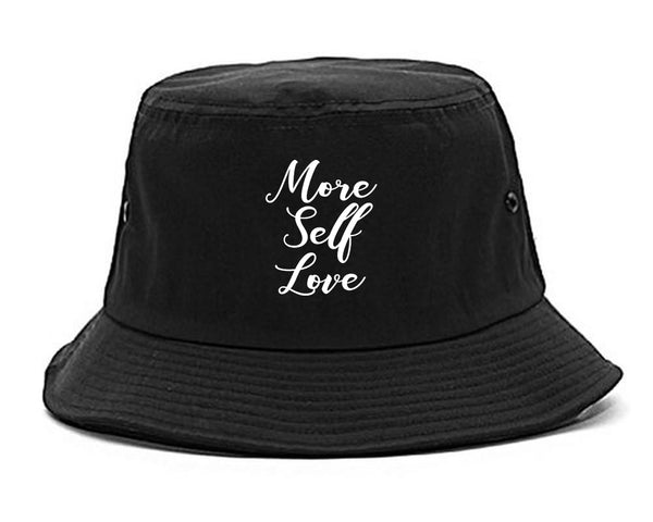 More Self Love black Bucket Hat