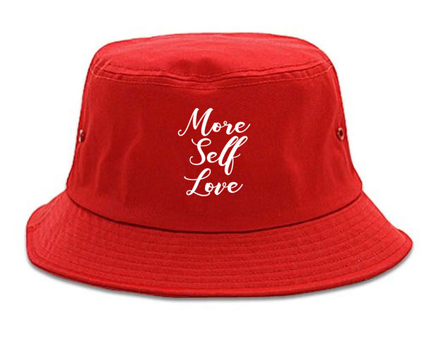 More Self Love red Bucket Hat