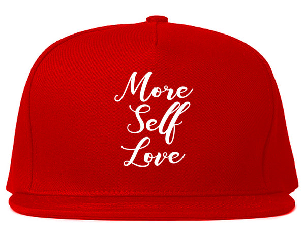 More Self Love Red Snapback Hat