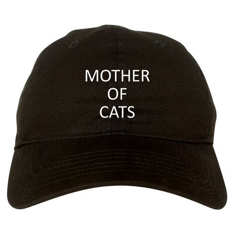 Mother Of Cats Cat Lover Black Dad Hat