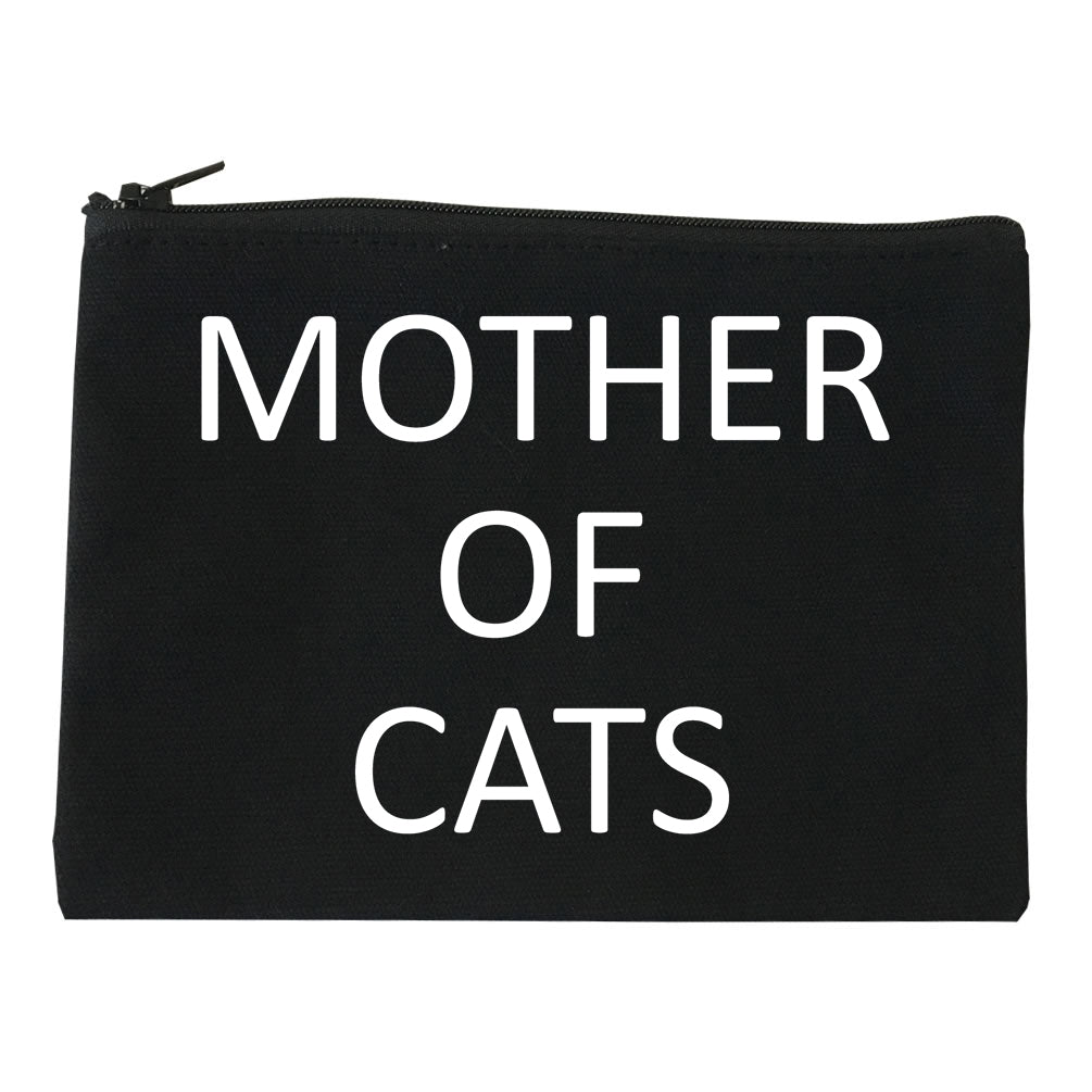 Mother Of Cats Cat Lover Black Makeup Bag