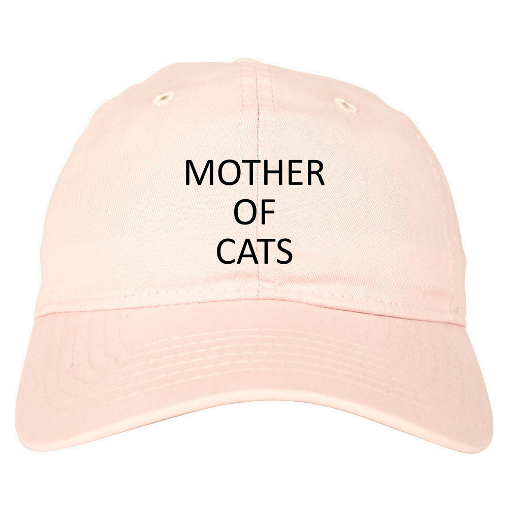 Mother Of Cats Cat Lover Pink Dad Hat