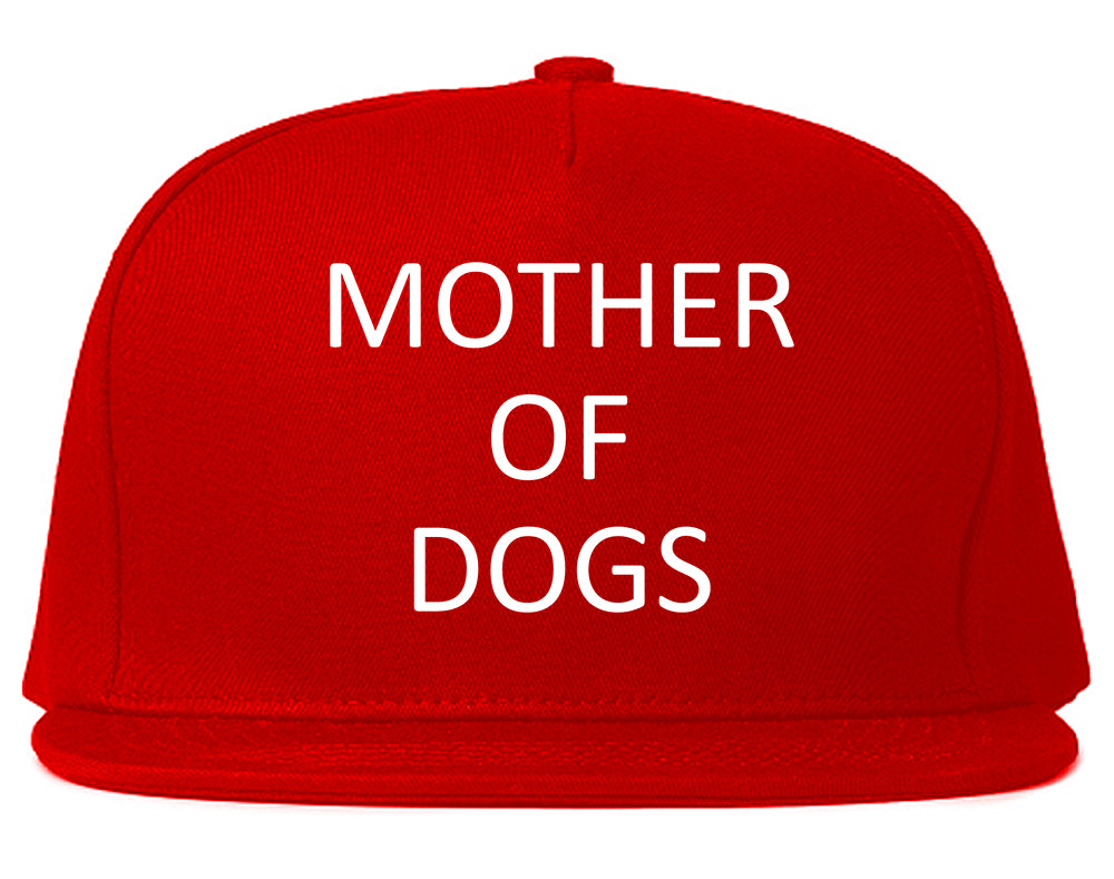 Mother Of Dogs Dog Lover Red Snapback Hat