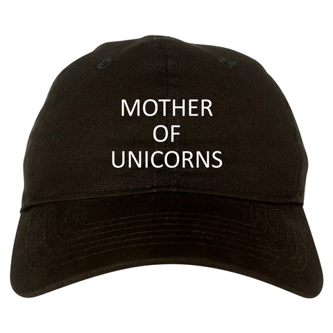 Mother Of Unicorns Black Dad Hat