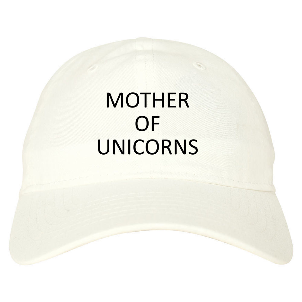 Mother Of Unicorns White Dad Hat