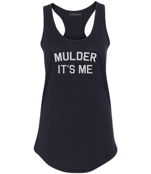Mulder Its Me Black Racerback Tank Top